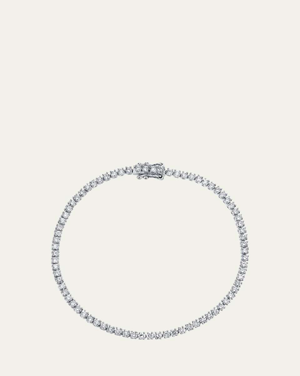 18k White Gold Diamond Hepburn Bracelet